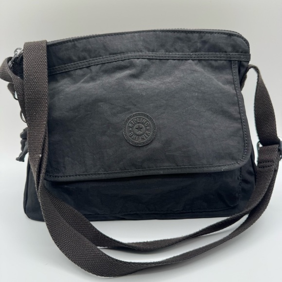 Kipling Charcoal Shoulder Bag | Very Good Condition - Picture 1 of 14